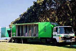 12 Shower Portable Showers - 6 showers stalls on each side